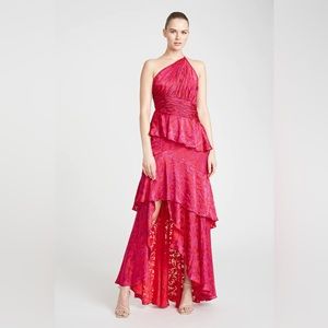 Deep pink Theia floor-length gown, never worn 🌺